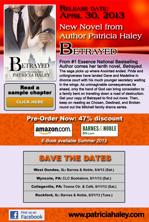 Betrayed by Patricia Haley